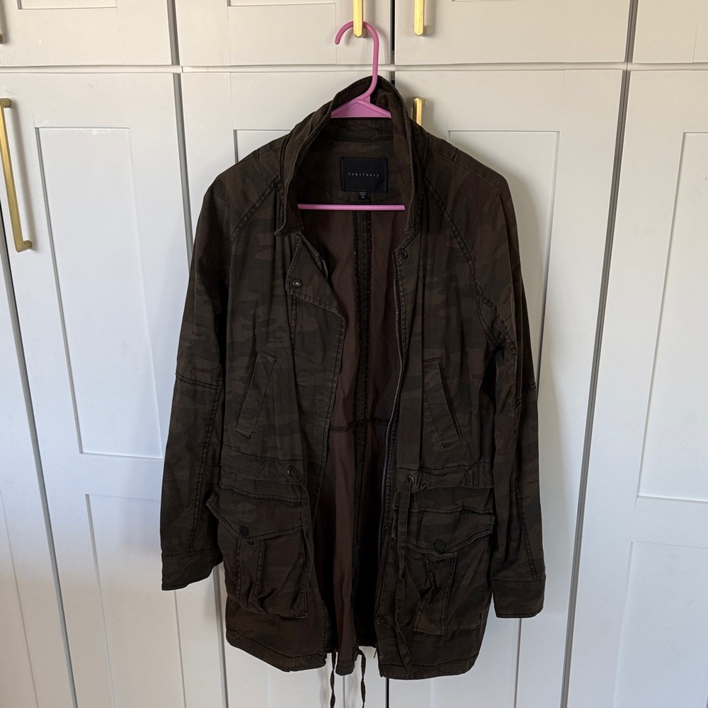 Women’s Sanctuary Camo Utility Field Jacket - Size M